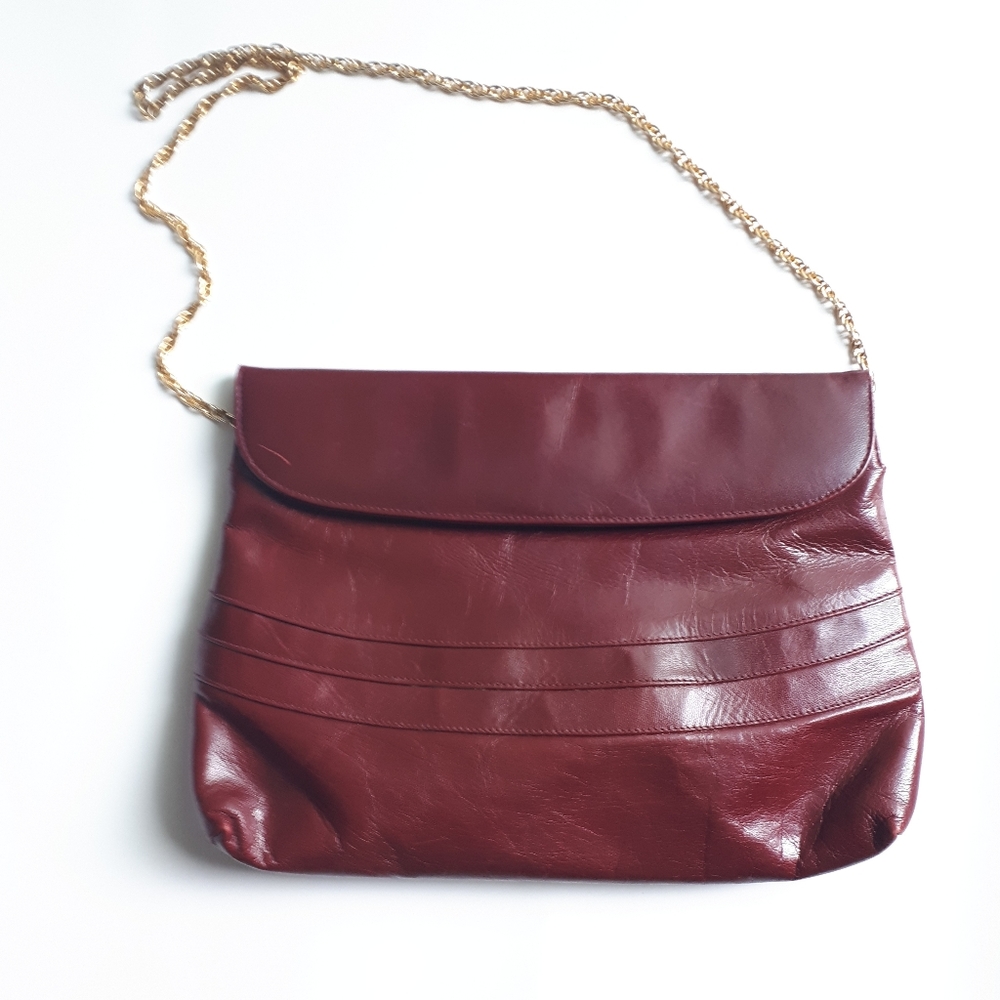Vintage | Leather Clutch/Shoulder Bag